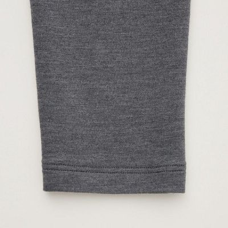 Uniqlo HEATTECH Cotton Leggings Dam Grå | 2652883