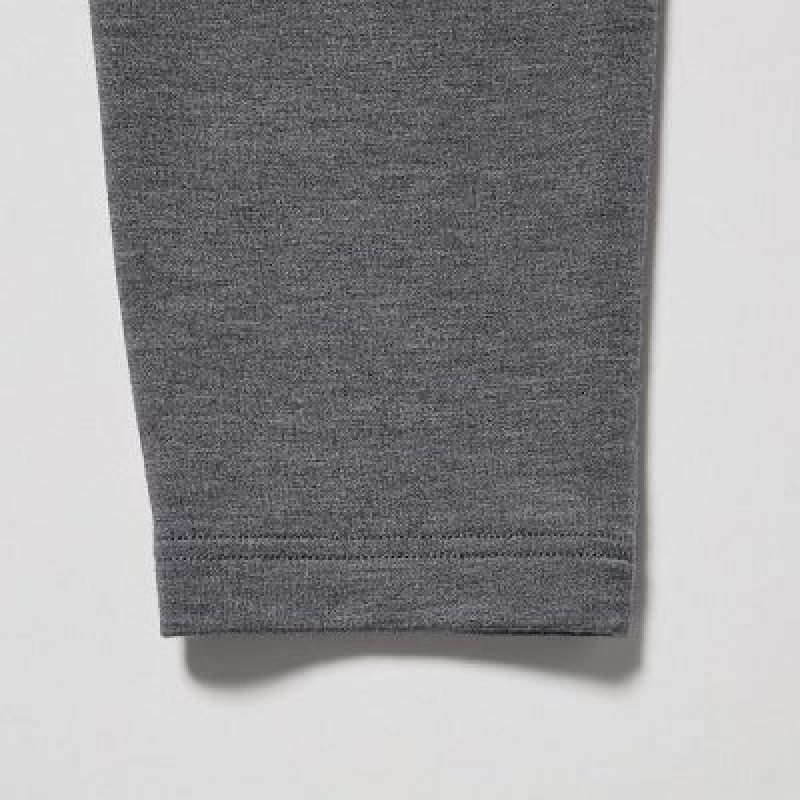 Uniqlo HEATTECH Cotton Leggings Dam Grå | 7037686