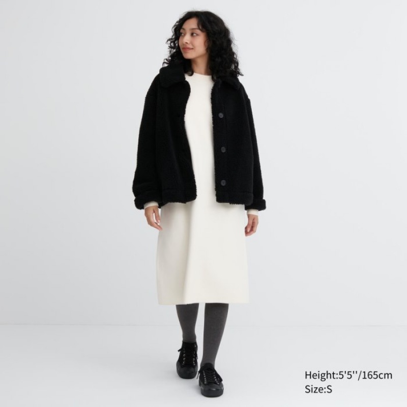 Uniqlo HEATTECH Extra Warm Pile-Lined Strumpbyxor Dam Svarta | 438181