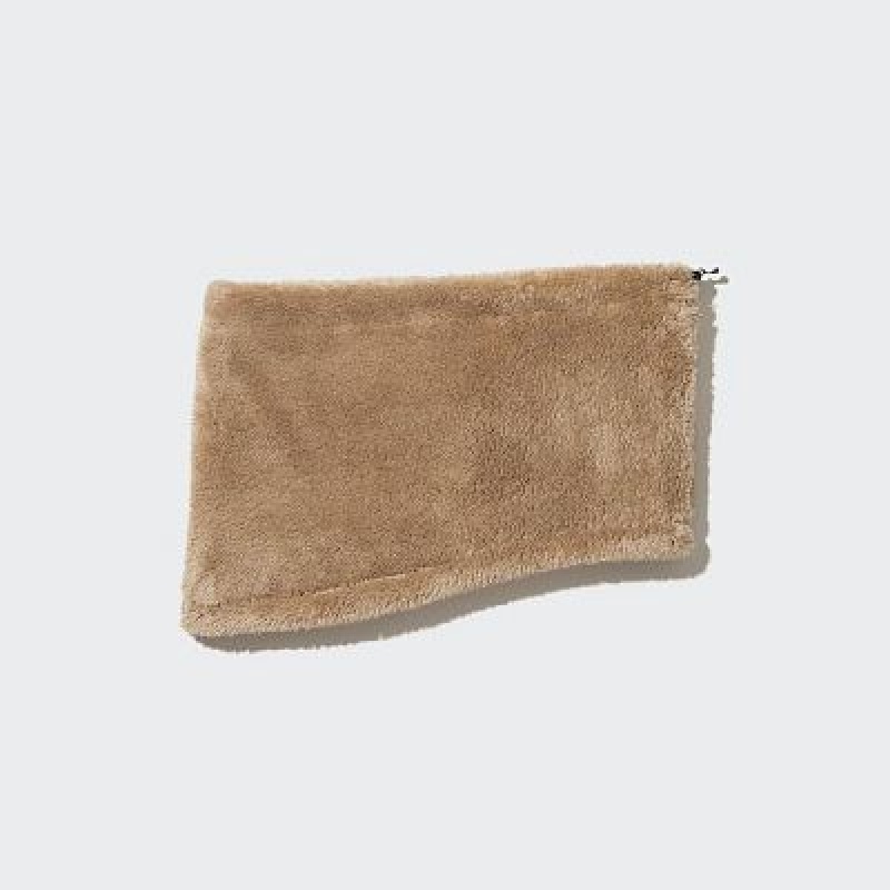 Uniqlo HEATTECH Fluffy Yarn Nackvärmare Dam Beige | 9111617