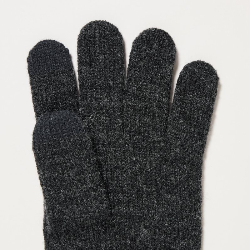 Uniqlo HEATTECH Handskar Herr Grå | 1179168
