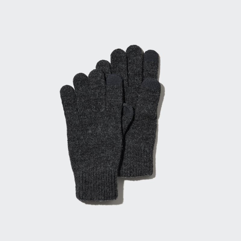 Uniqlo HEATTECH Handskar Herr Grå | 1179168