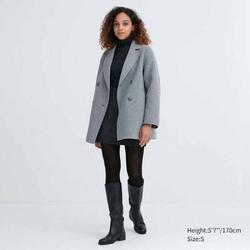 Uniqlo HEATTECH Knitted Strumpbyxor Dam Grå | 2795136