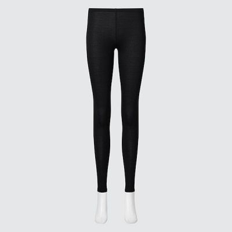 Uniqlo HEATTECH Leggings Dam Svarta | 4033316