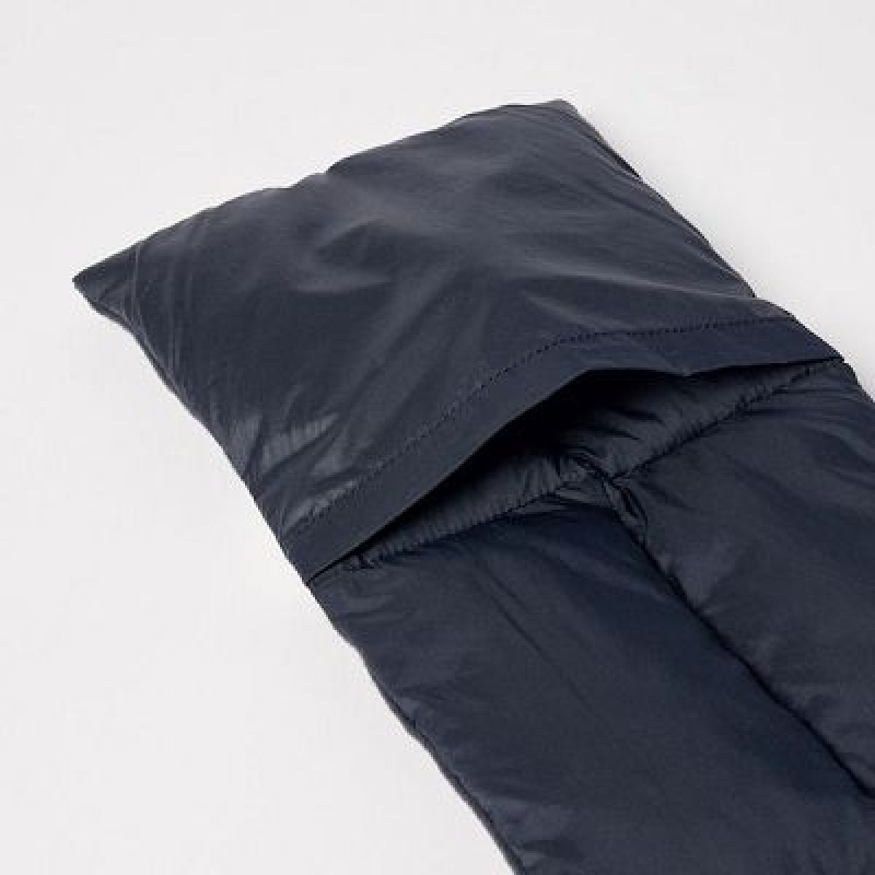 Uniqlo HEATTECH Lined Padded Halsduk Dam Marinblå | 3584865