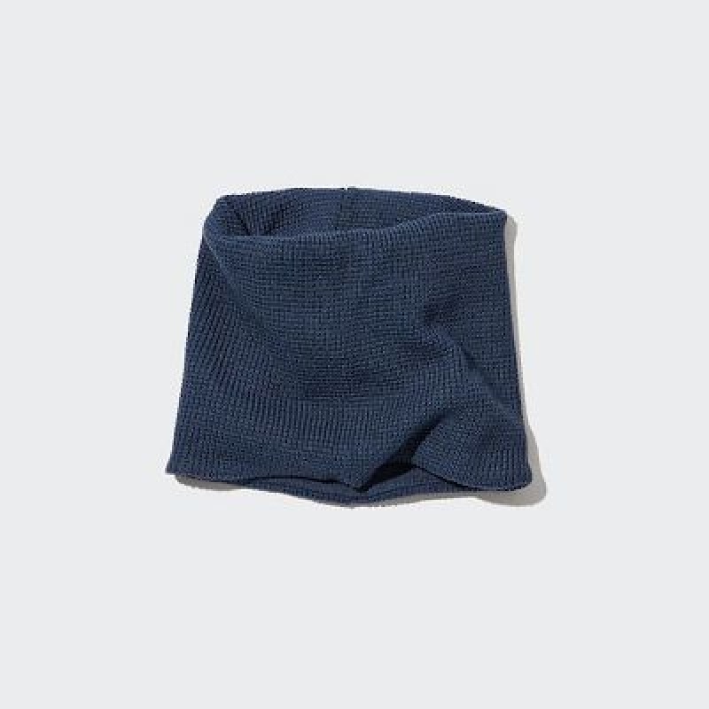 Uniqlo HEATTECH Neck Nackvärmare Dam Blå | 8897637