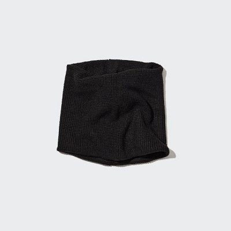 Uniqlo HEATTECH Neck Nackvärmare Dam Svarta | 4811126