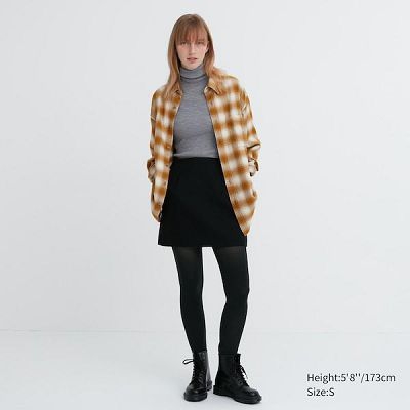 Uniqlo HEATTECH Strumpbyxor Dam Svarta | 7313573