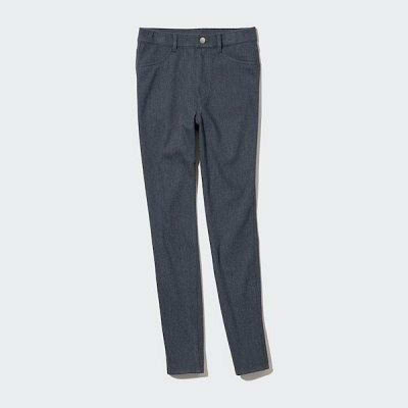 Uniqlo HEATTECH Ultra Stretch High-Rise Leggings Dam Grå | 9774652