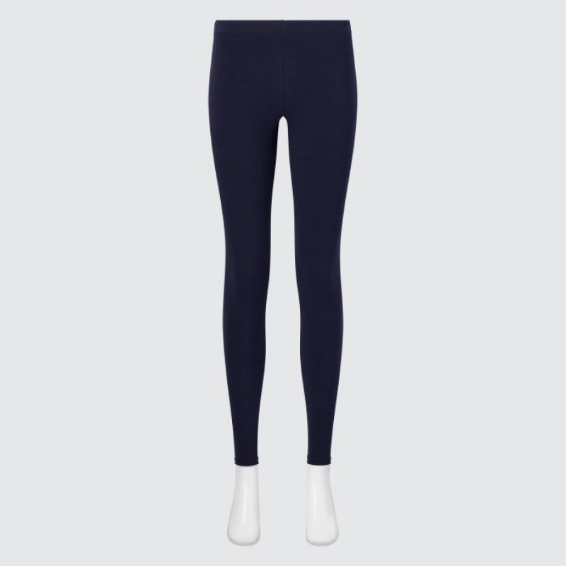 Uniqlo HEATTECH Ultra Warm Leggings Dam Marinblå | 4873425