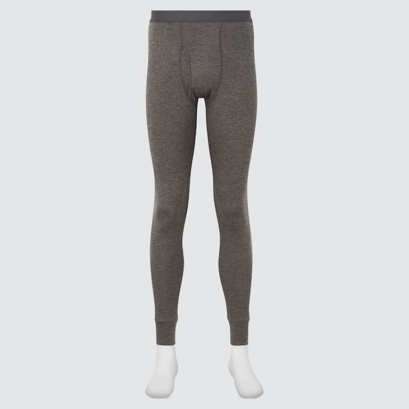 Uniqlo Heattech Thermal Strumpbyxor Herr Grå | 5227749