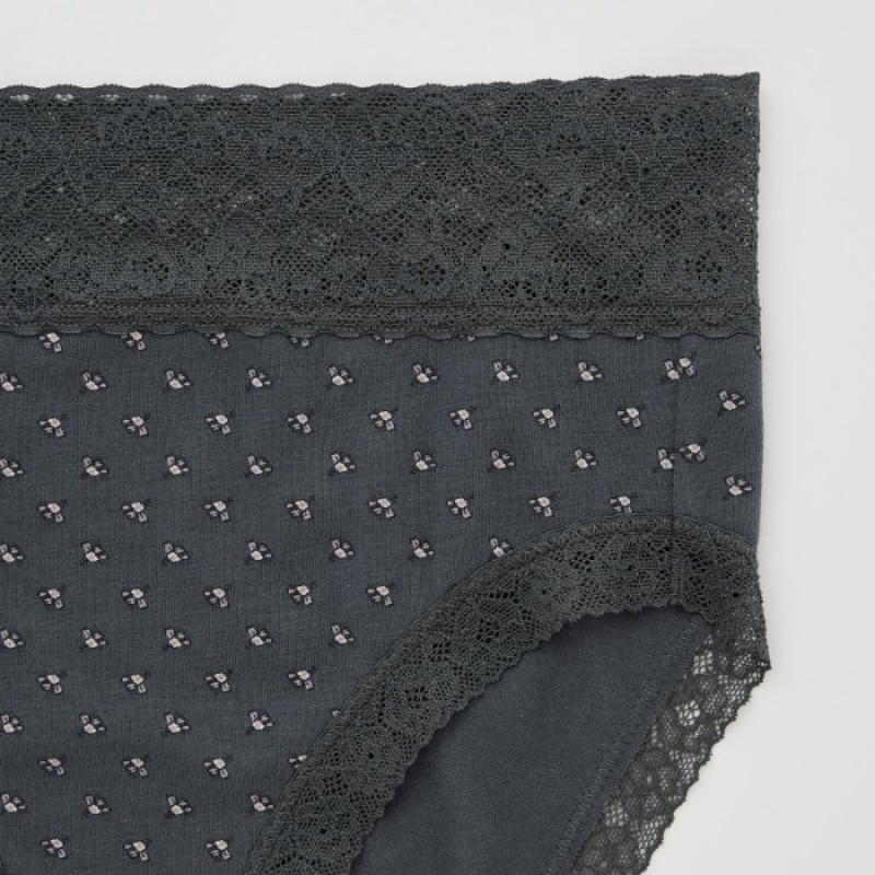 Uniqlo High-Rise Kalsonger Dam Grå | 5798649