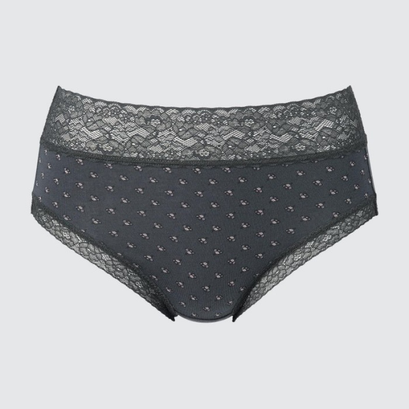 Uniqlo High-Rise Kalsonger Dam Grå | 5798649