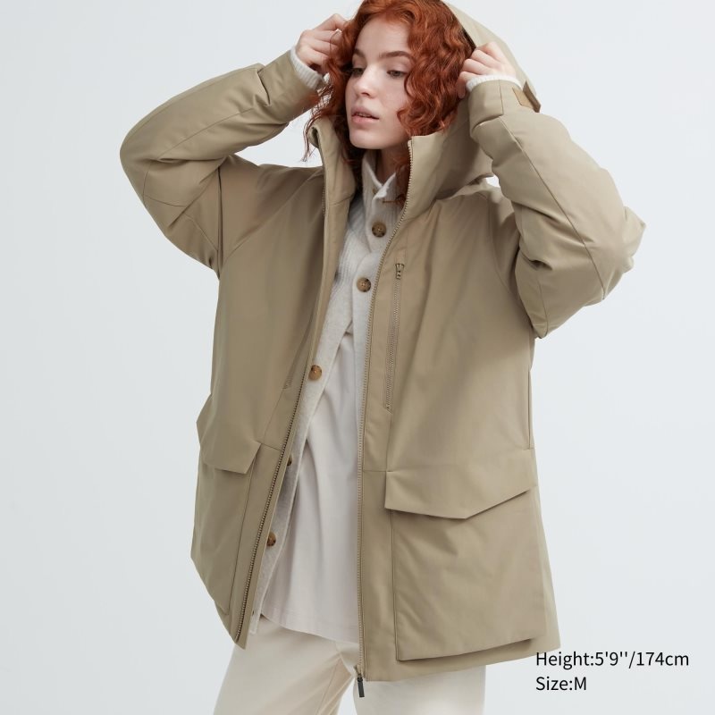 Uniqlo Hybrid Down 3d Cut Parka Herr Grå | 2001692