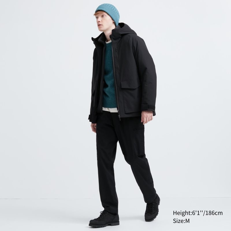 Uniqlo Hybrid Down 3d Cut Parka Herr Grå | 2001692