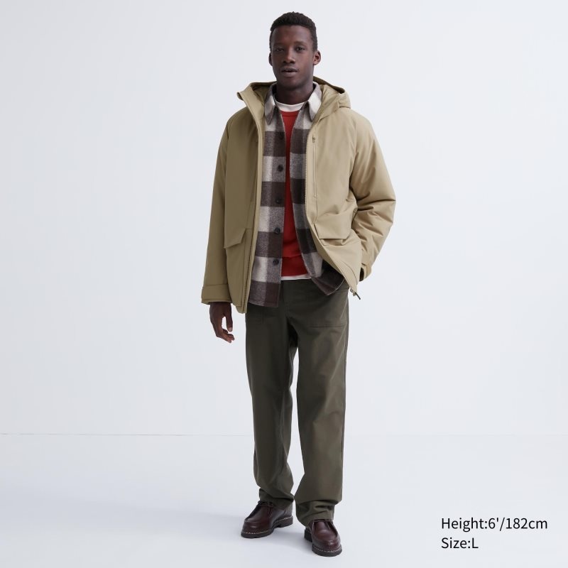 Uniqlo Hybrid Down 3d Cut Parka Herr Grå | 2001692