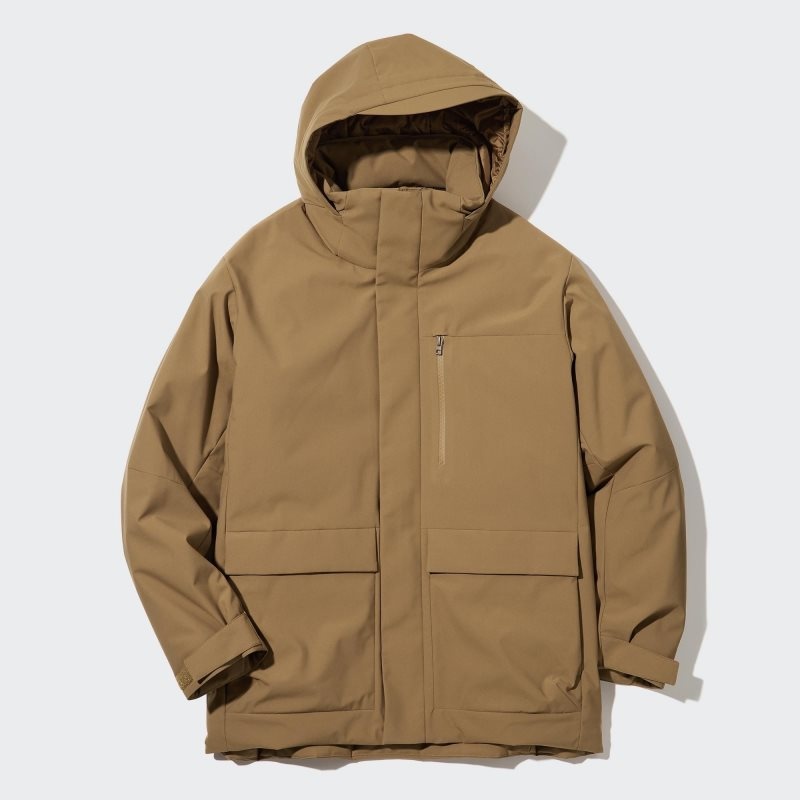 Uniqlo Hybrid Down Parka Herr Olivgröna | 7825137