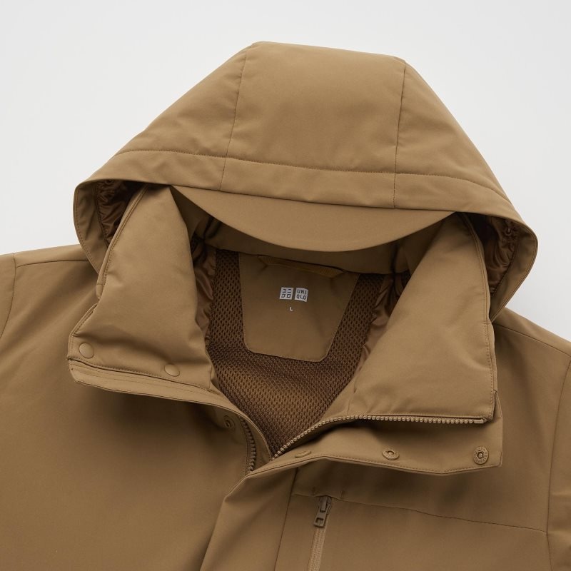 Uniqlo Hybrid Down Parka Herr Olivgröna | 7825137