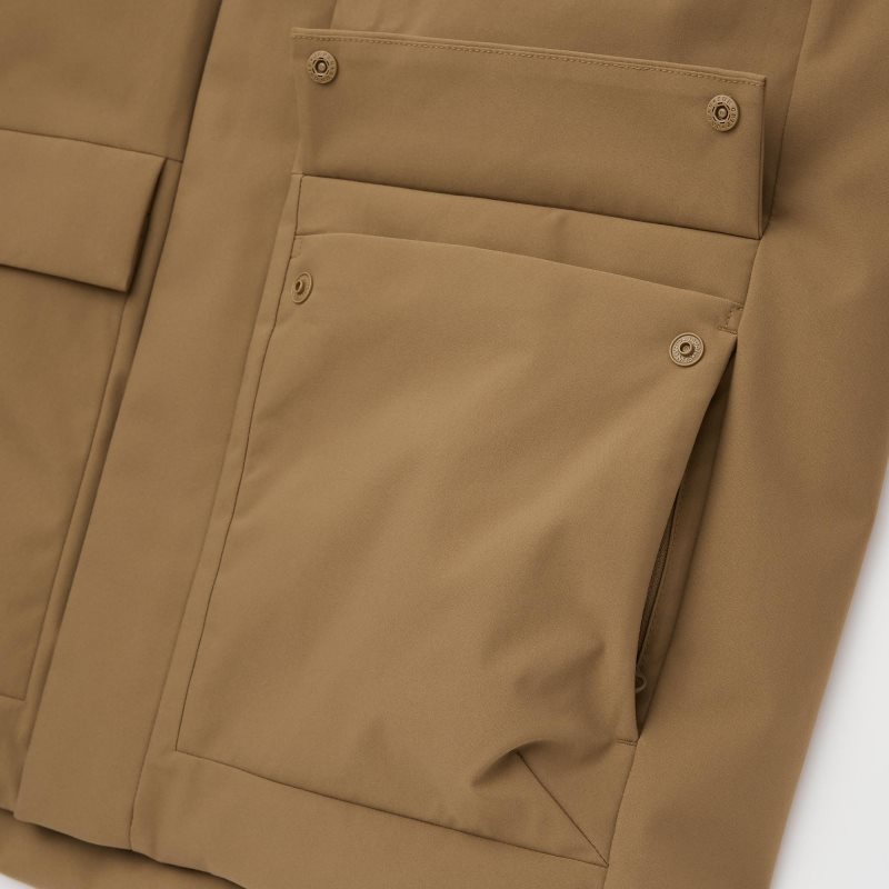 Uniqlo Hybrid Down Parka Herr Olivgröna | 7825137