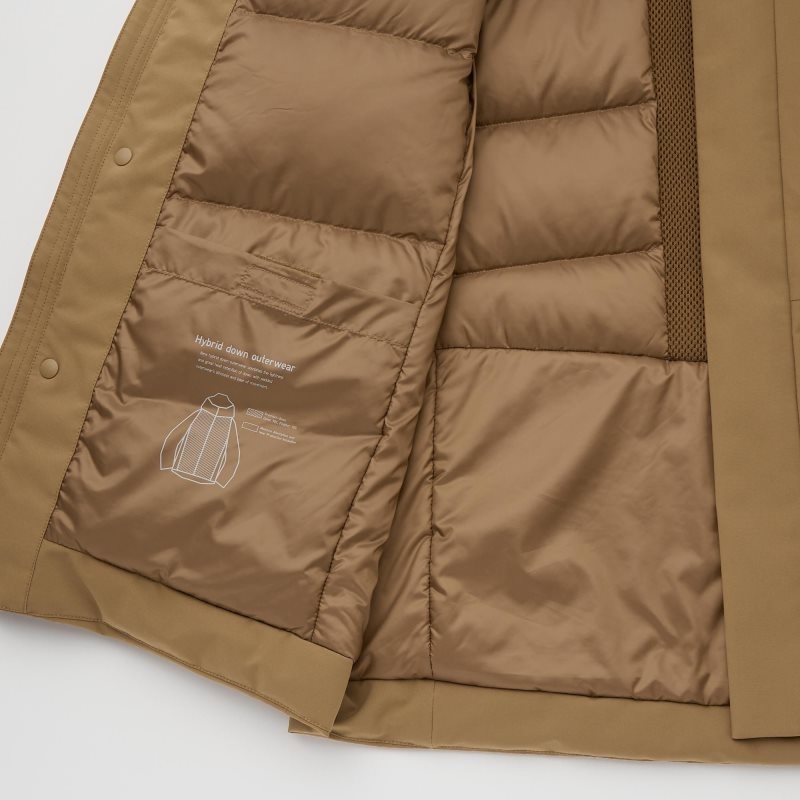 Uniqlo Hybrid Down Parka Herr Olivgröna | 7825137