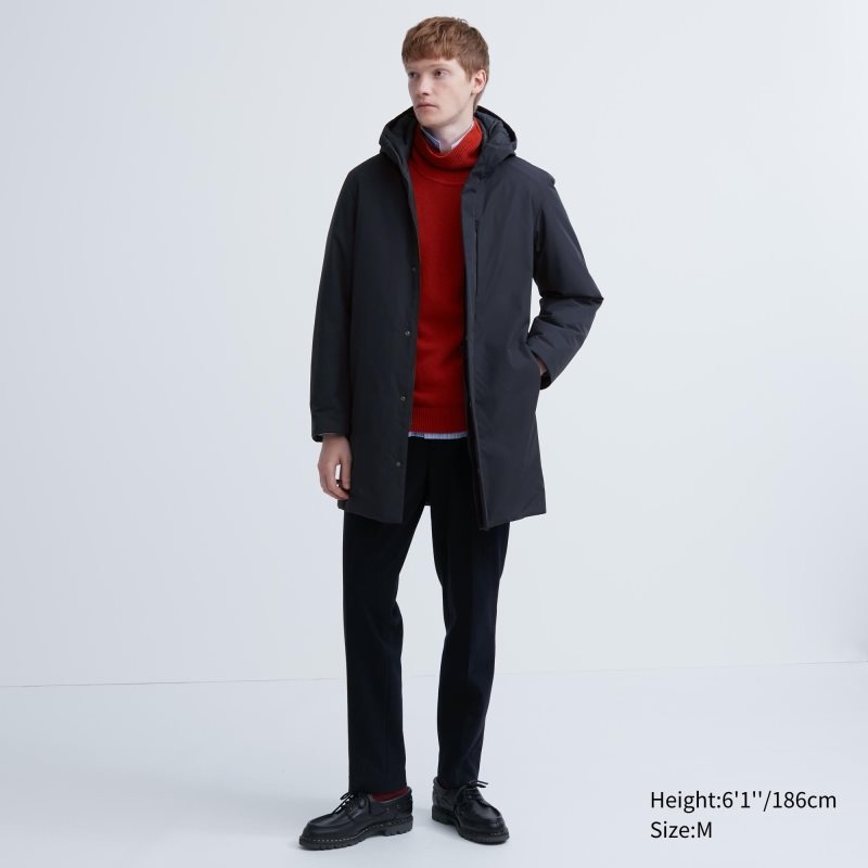Uniqlo Hybrid Down Rockar Herr Svarta | 2277986
