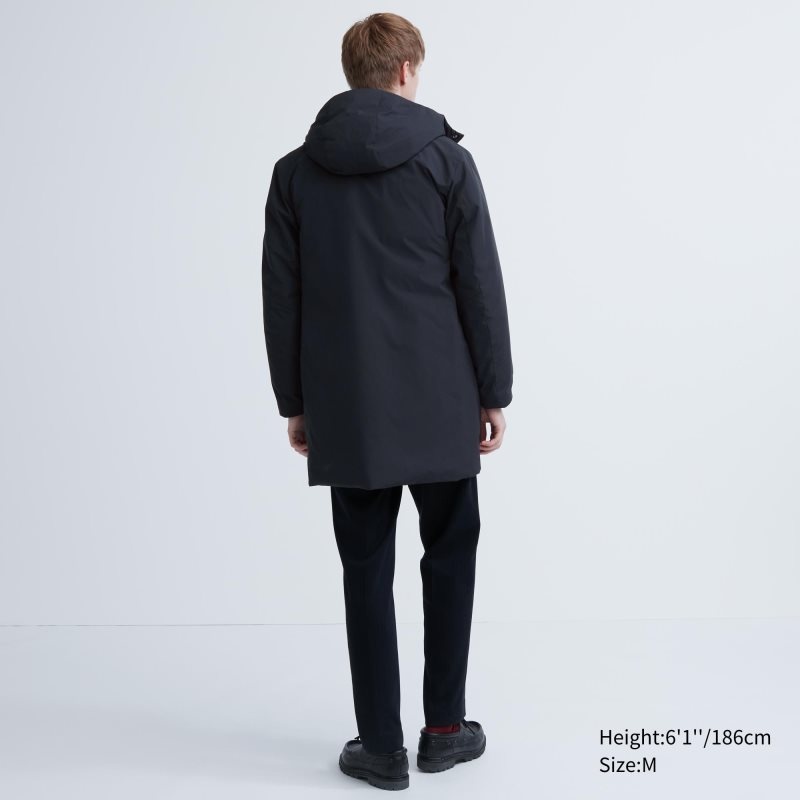 Uniqlo Hybrid Down Rockar Herr Svarta | 2277986