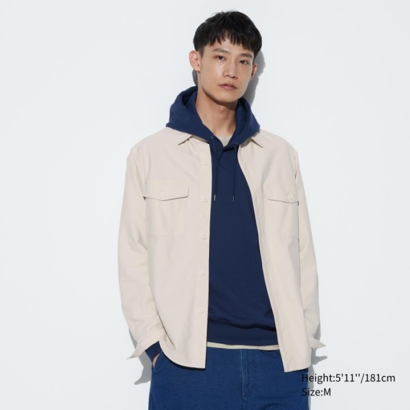 Uniqlo Jersey Skjorta Dam Vita | 9705851