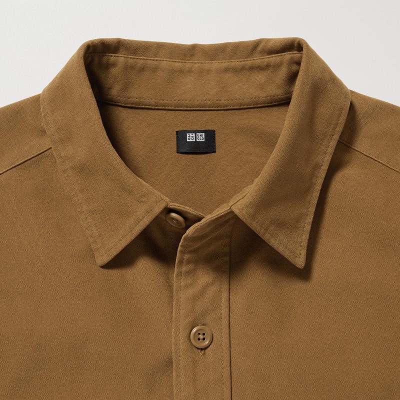 Uniqlo Jersey Utility Long-sleeve Overshirt Skjorta Herr Marinblå | 8805486