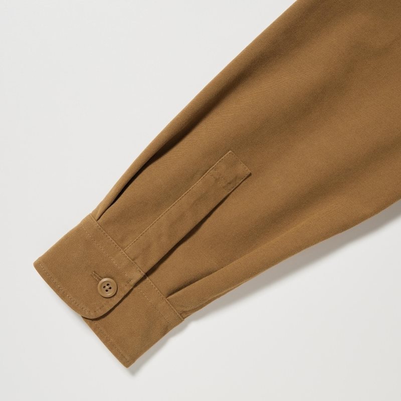 Uniqlo Jersey Utility Long-sleeve Overshirt Skjorta Herr Marinblå | 8805486