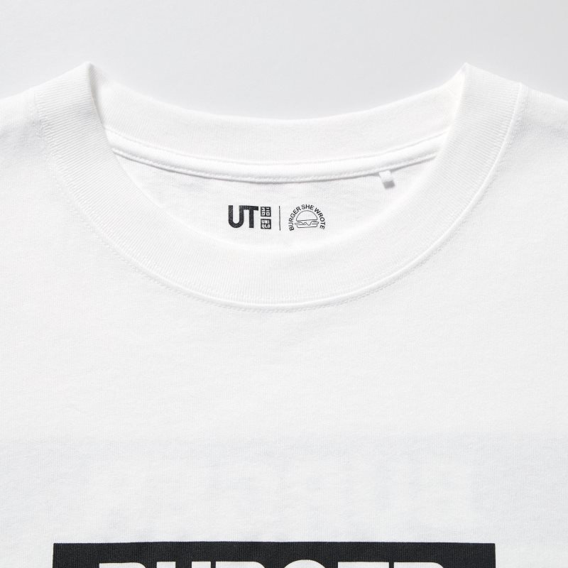 Uniqlo L.A. Eats Ut Oversized Short-sleeve Graphic Burger She Wrote T-shirt Herr Vita | 9030963