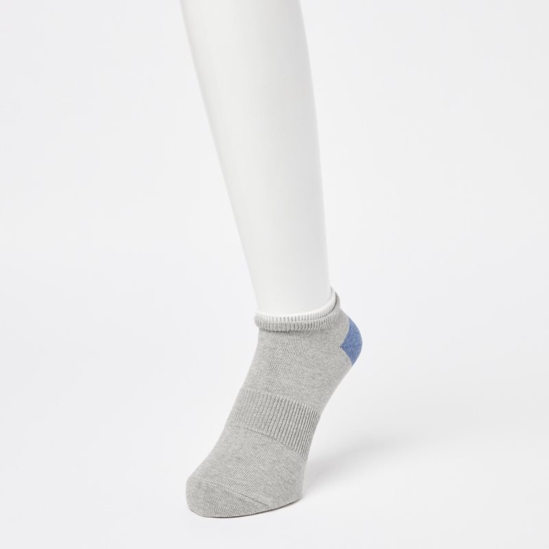 Uniqlo Layered Short Strumpor Herr Grå | 5554461