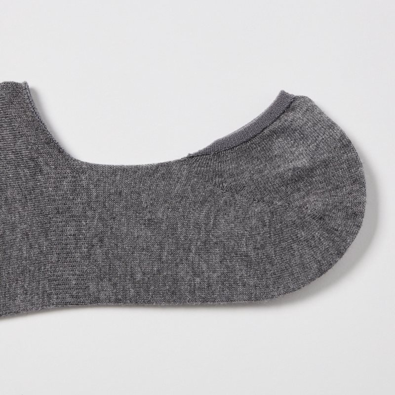 Uniqlo Low Cut Strumpor Herr Grå | 8550019