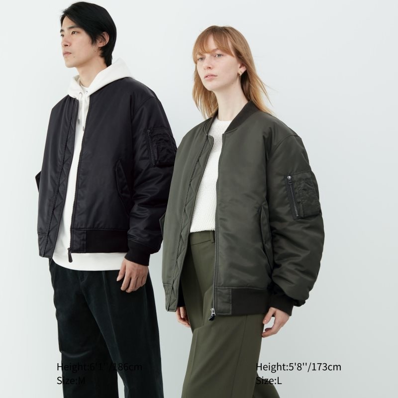 Uniqlo Ma-1 Jackor Herr Svarta | 4064170