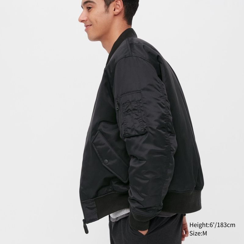 Uniqlo Ma-1 Jackor Herr Svarta | 7129473