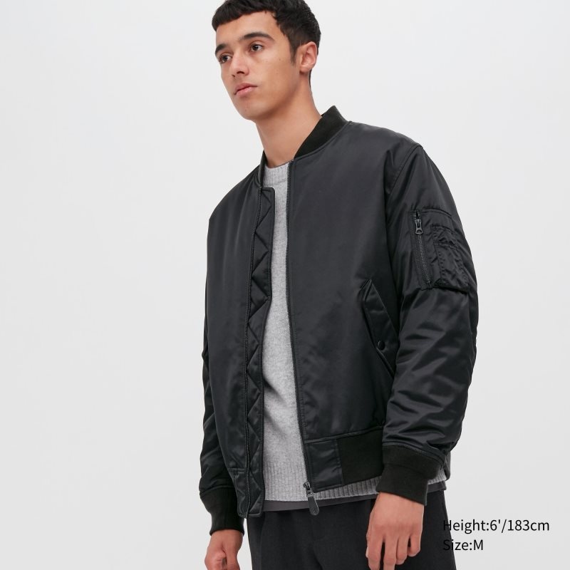 Uniqlo Ma-1 Jackor Herr Svarta | 7129473
