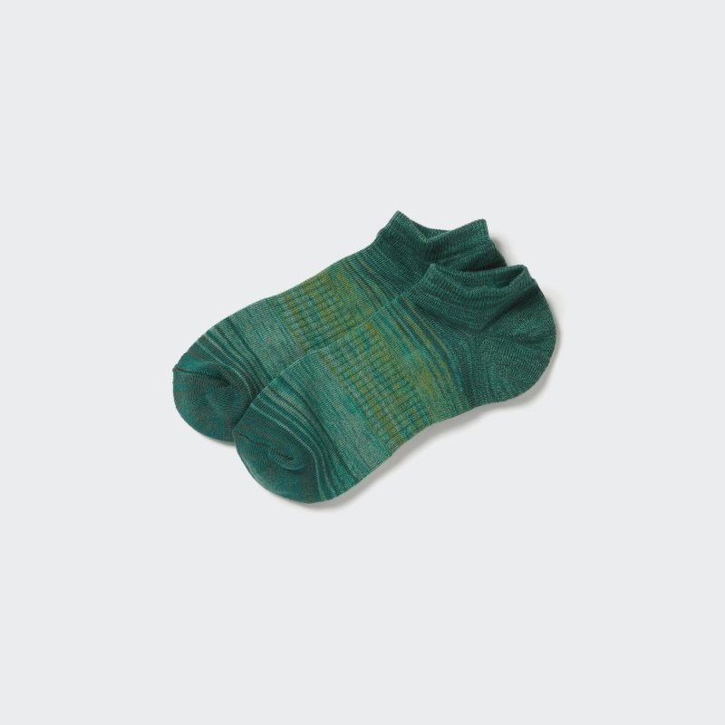 Uniqlo Melange Short Strumpor Herr Gröna | 5940552