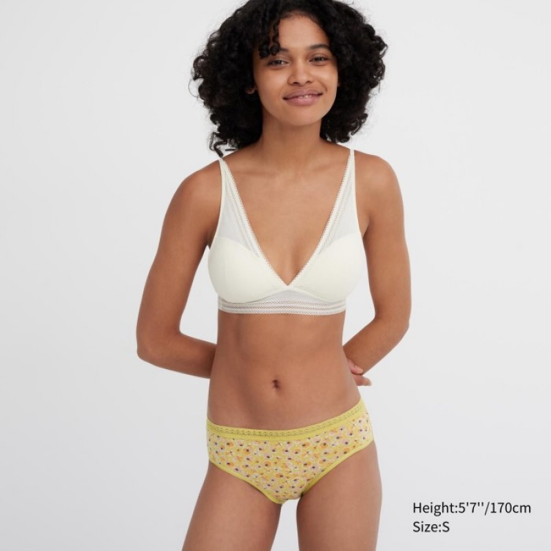 Uniqlo Mid-Rise Kalsonger Dam Gula | 9198899