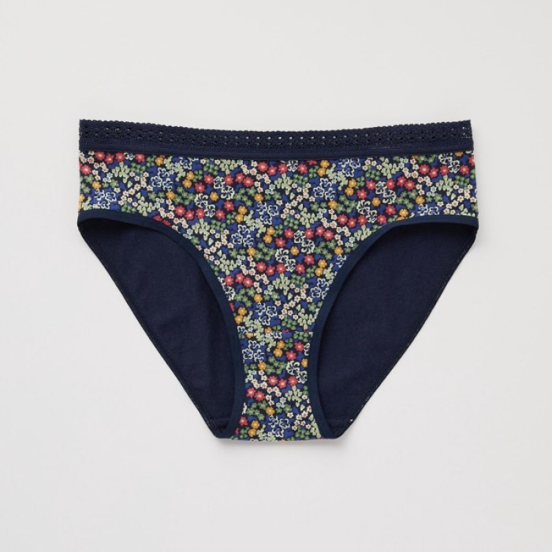 Uniqlo Mid-Rise Kalsonger Dam Marinblå | 4182682