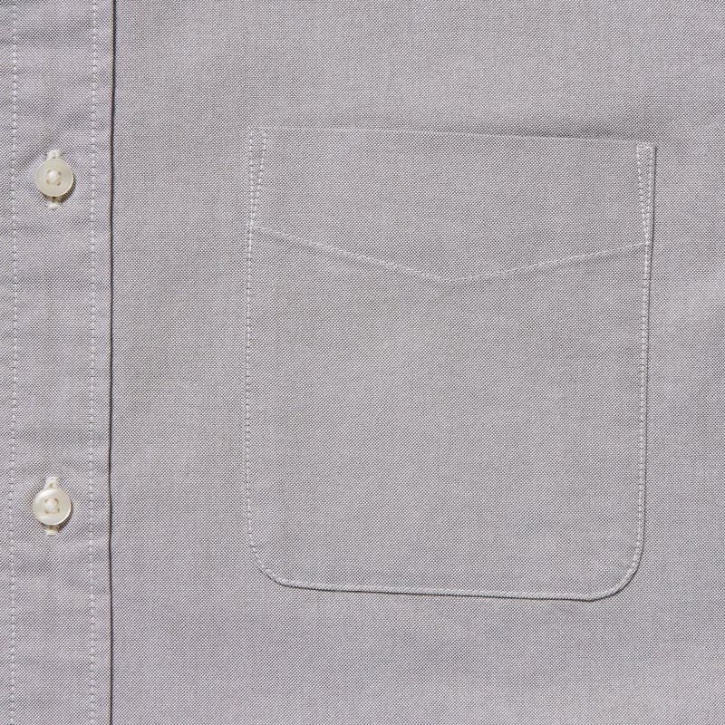 Uniqlo Oxford Slim-fit Long-sleeve Skjorta Herr Grå | 1226634