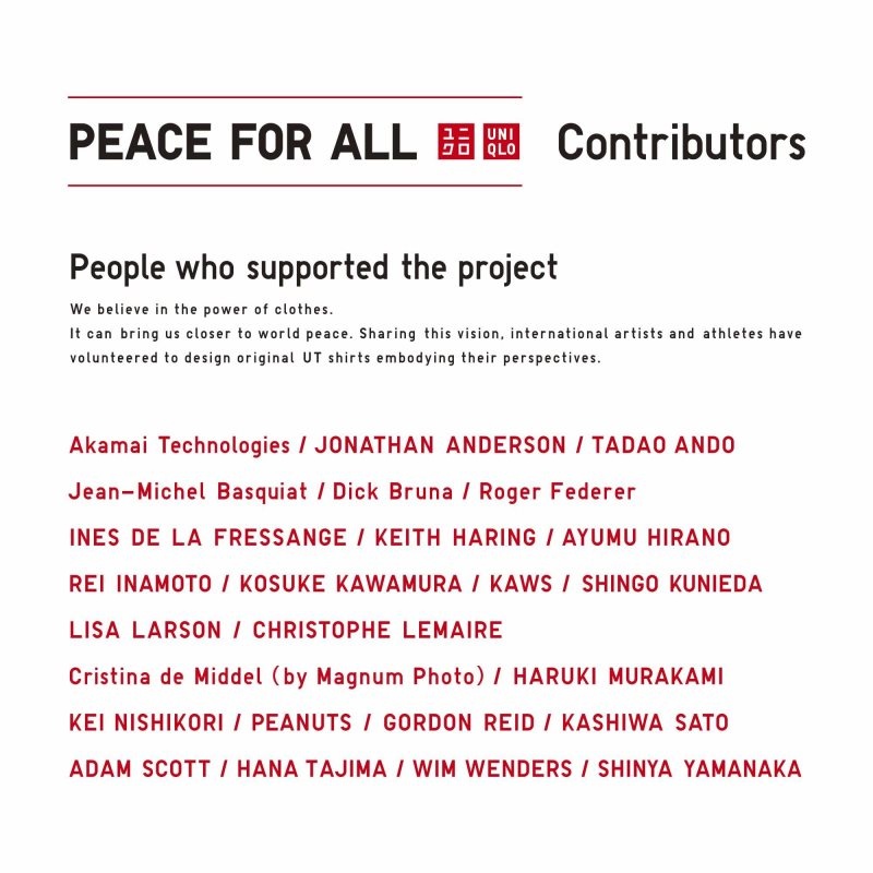 Uniqlo Peace For All Shingo Kunieda Short Sleeve Graphic T-shirt Herr Svarta | 5102136