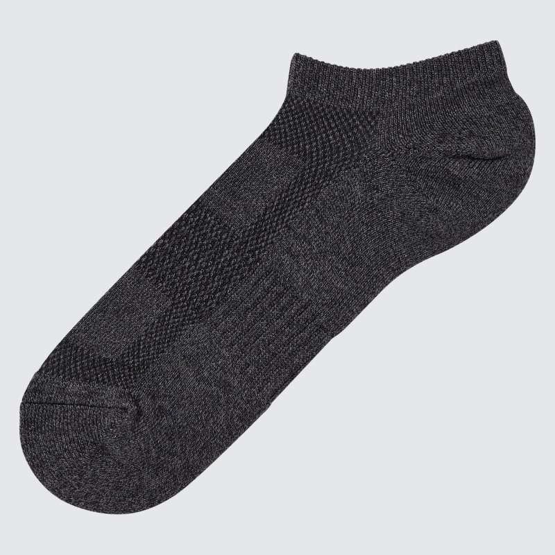 Uniqlo Pile Mesh Short Strumpor Herr Grå | 9451339