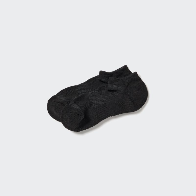 Uniqlo Pile Mesh Short Strumpor Herr Svarta | 4677104