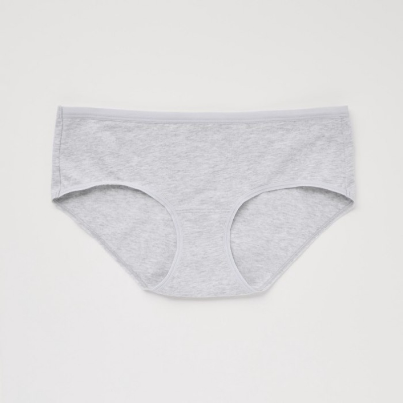 Uniqlo Plain Hip Huggers Kalsonger Dam Grå | 7650669