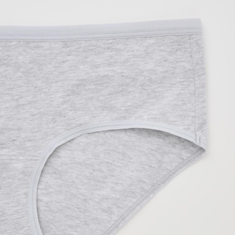 Uniqlo Plain Hip Huggers Kalsonger Dam Grå | 7650669