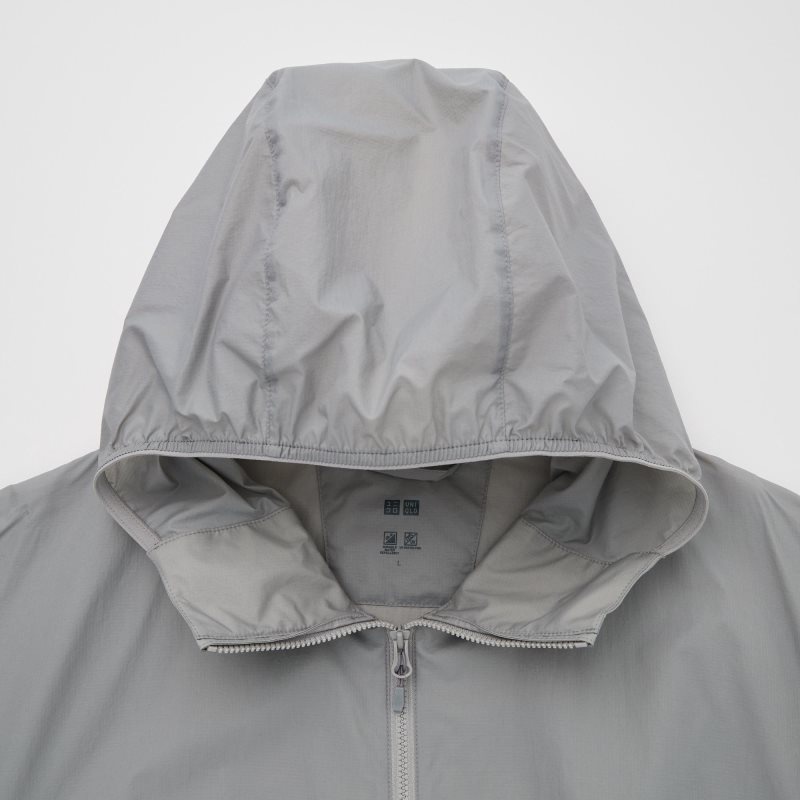 Uniqlo Pocketable Uv Protection 3d Cut Parka Herr Marinblå | 5974018