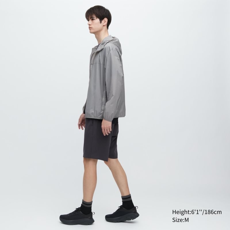 Uniqlo Pocketable Uv Protection 3d Cut Parka Herr Marinblå | 5974018