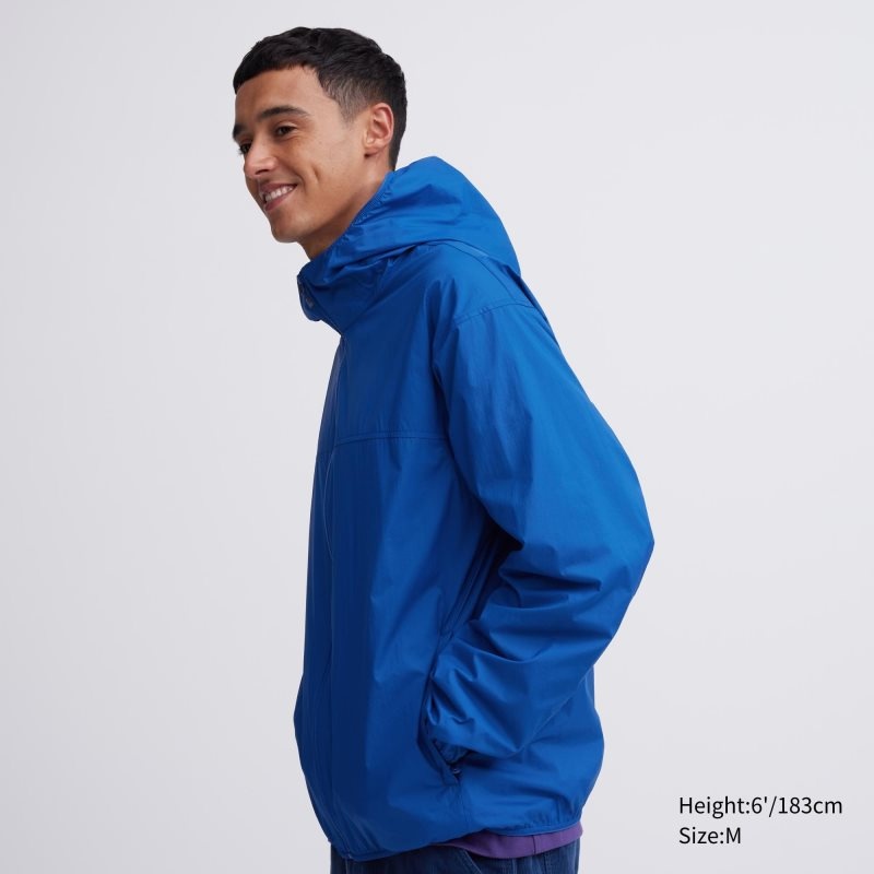 Uniqlo Pocketable Uv Protection 3d Cut Parka Herr Grå | 4038131