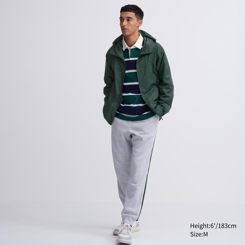 Uniqlo Pocketable Uv Protection 3d Cut Parka Herr Gröna | 7890266