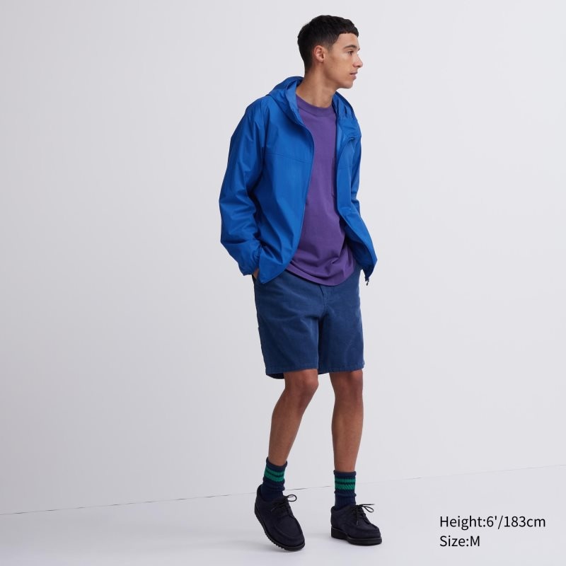 Uniqlo Pocketable Uv Protection 3d Cut Parka Herr Gröna | 7890266