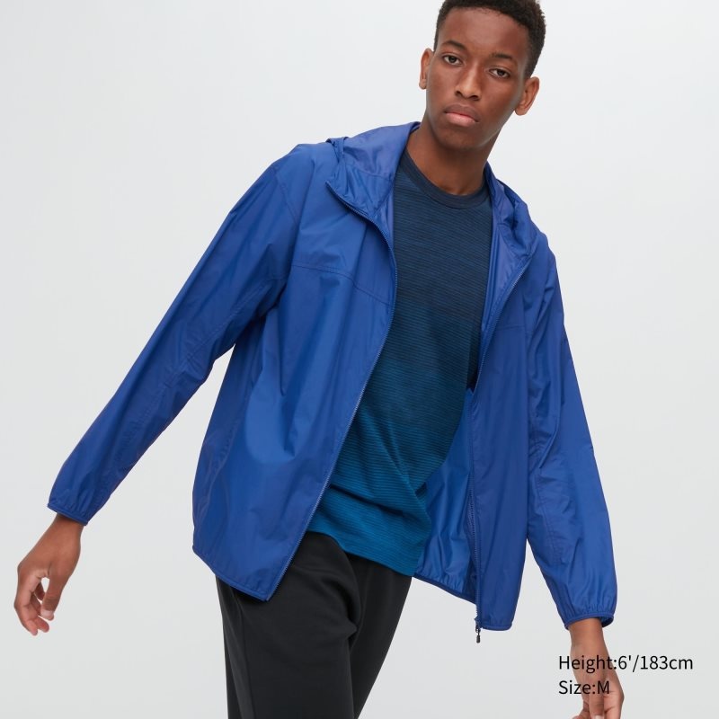 Uniqlo Pocketable Uv Protection 3d Cut Parka Herr Grå | 1402906